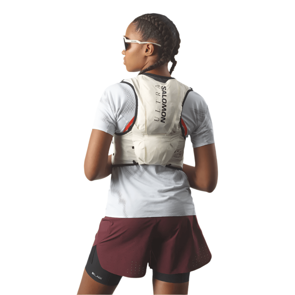 Salomon Accessories Salomon Unisex S/LAB Ultra 10 Running Vest in Vanilla Ice/Black - Up and Running