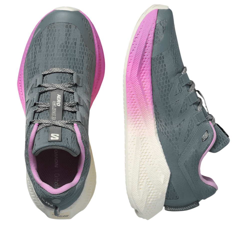 Salomon Shoes Salomon Women's Aeroglide 3 Running Shoes in Sedona Sage/Vanilla Ice/Cyclamen AW25 - Up and Running