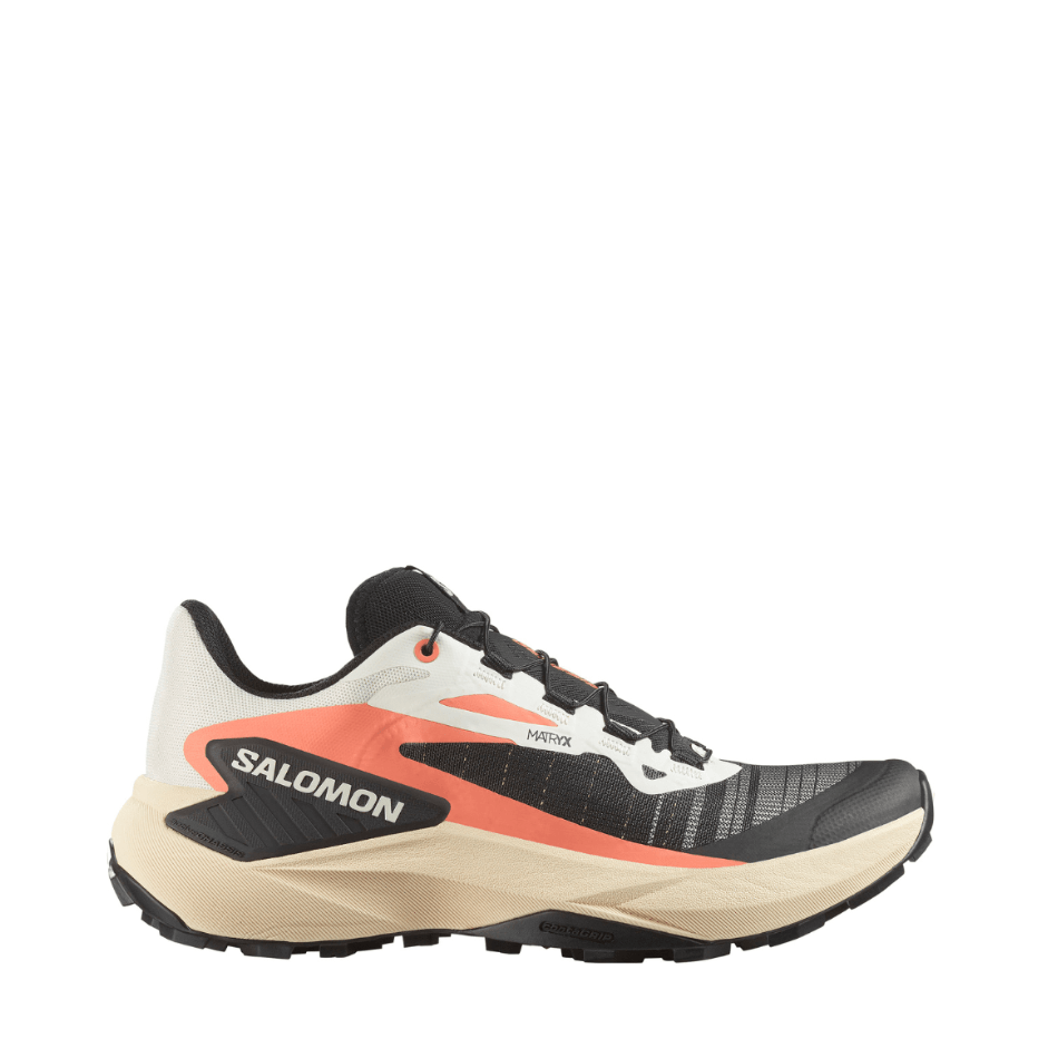 Salomon Shoes Salomon Women's Genesis Trail Running Shoes in Fusion Coral/Tender Peach/Black SS25 - Up and Running