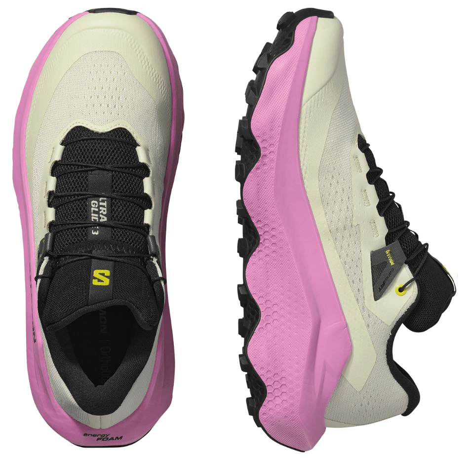 Salomon Shoes Salomon Women's Ultra Glide 3 Running Shoes in Almond Milk/Cyclamen/Black AW25 - Up and Running
