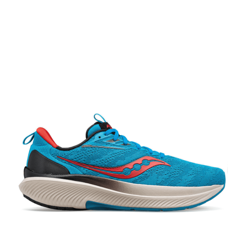 Saucony Shoes Saucony Echelon 9 Men's Running Shoes in Ocean/Red Rock AW23 - Up and Running