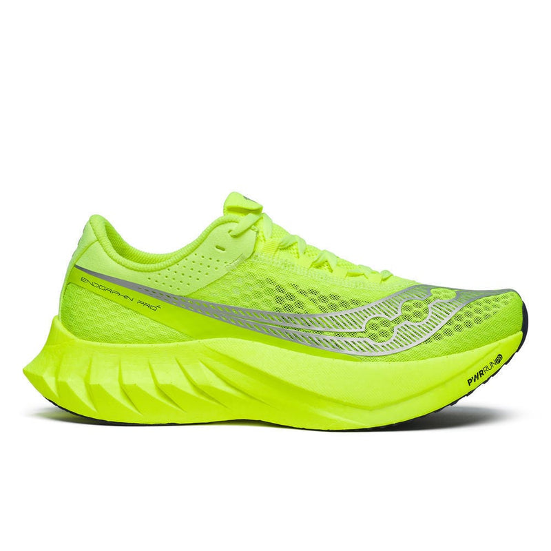 Saucony Shoes Saucony Endorphin Pro 4 Men's Running Shoes Citron/Silver AW24 - Up and Running