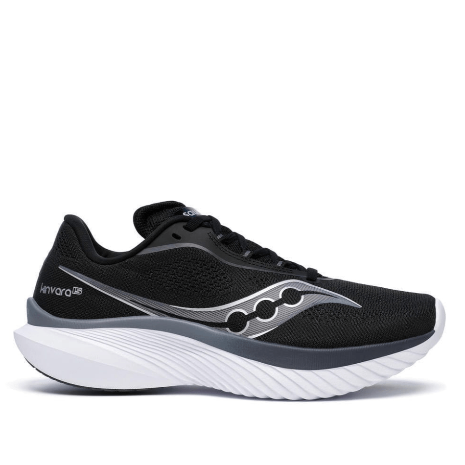 Saucony Shoes Saucony Kinvara 15 Women's Running Shoes Black/White AW24 - Up and Running