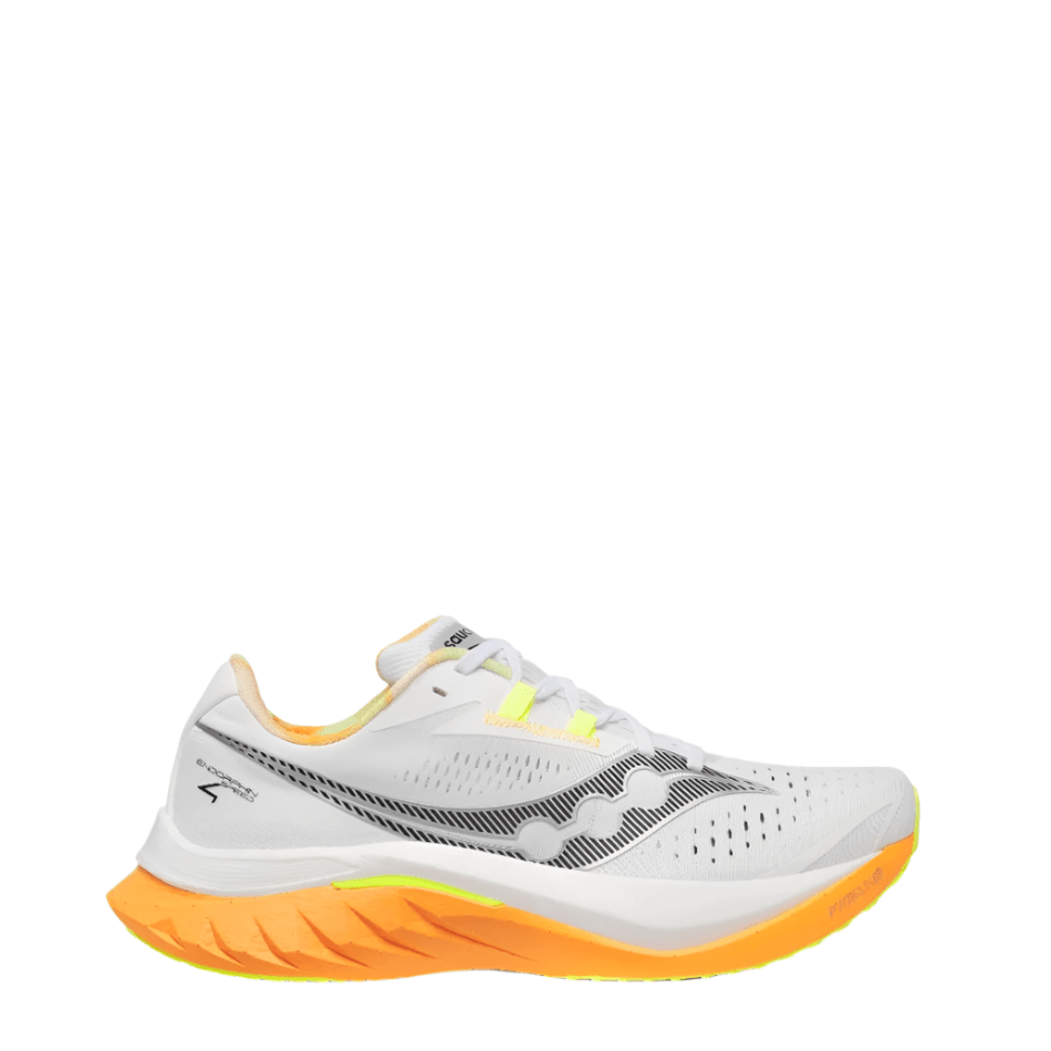 Saucony Shoes Saucony Men's Endorphin Speed 4 Running Shoes in White/Peel SS25 - Up and Running