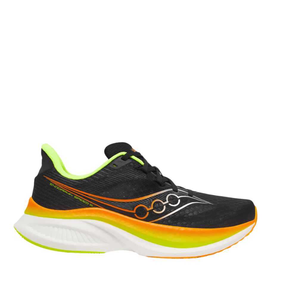 Saucony Shoes Saucony Men's Endorphin Speed 5 Running Shoes in Black/Vo2 AW25 - Up and Running