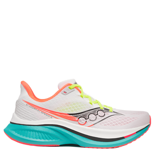 Saucony Men's Endorphin Speed 5 Running Shoes in White/Mutant AW25