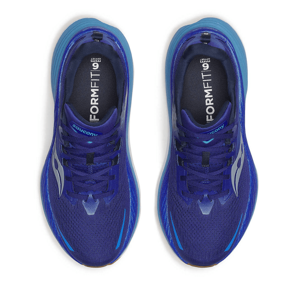 Saucony Shoes Saucony Men's Hurricane 24 Running Shoes in Azurite - Up and Running