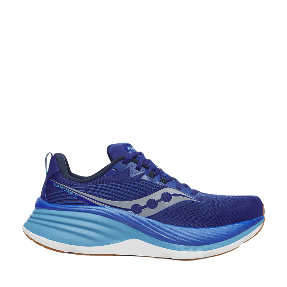 Saucony Shoes Saucony Men's Hurricane 24 Running Shoes in Azurite - Up and Running