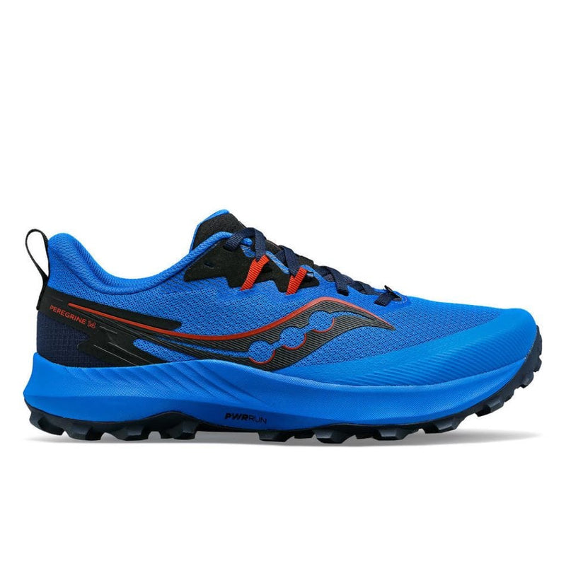 Saucony Shoes Saucony Peregrine 14 Men's Running Shoes Cobalt/Black SS24 - Up and Running