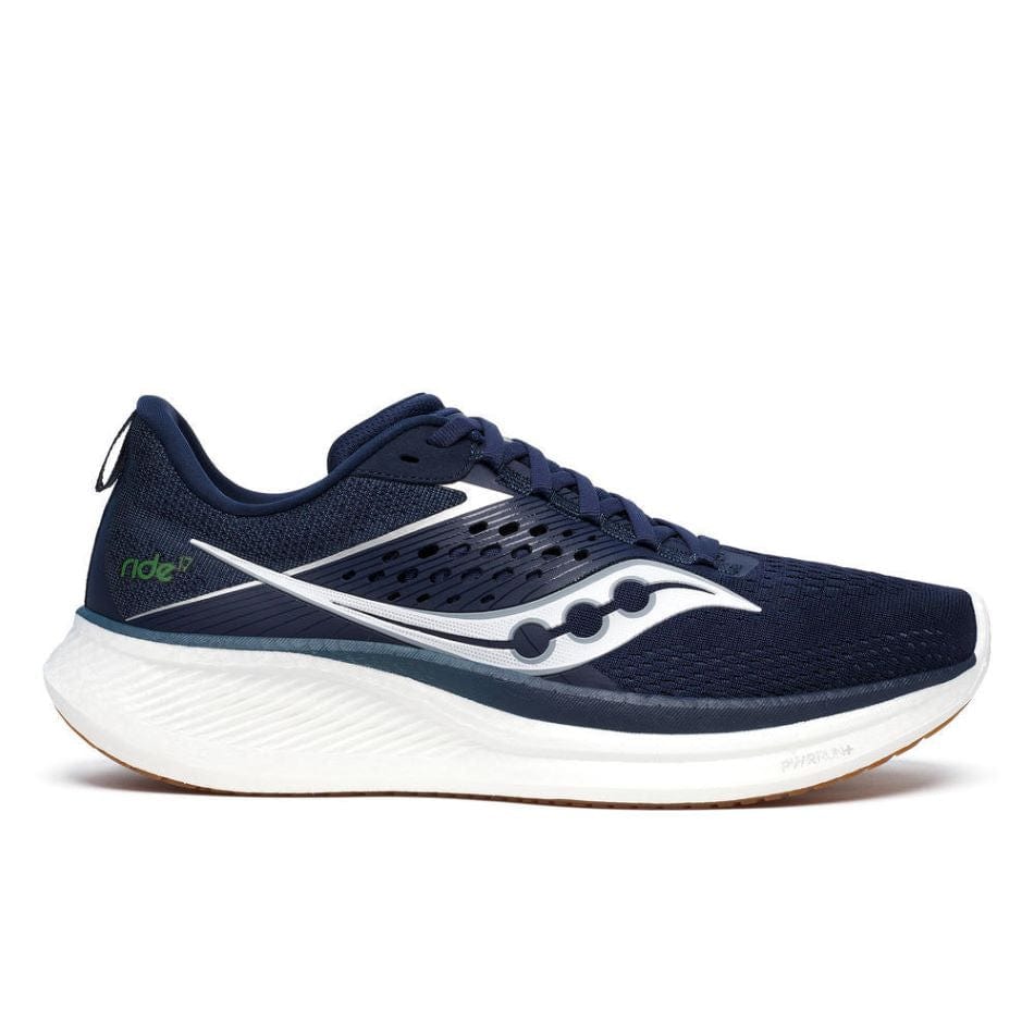 Saucony Shoes Saucony Ride 17 Men's Running Shoes AW24 Navy/Gum - Up and Running