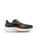 Saucony Shoes Saucony Ride 17 Men's Running Shoes in 2E Width (Wide Fit) Shadow/Pepper - Up and Running