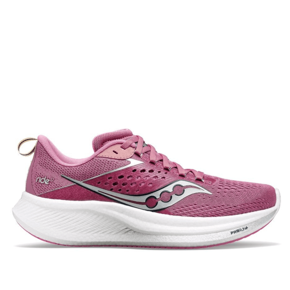 Saucony Footwear Saucony Ride 17 Women's Running Shoes SS24 Orchid / Silver - Up and Running