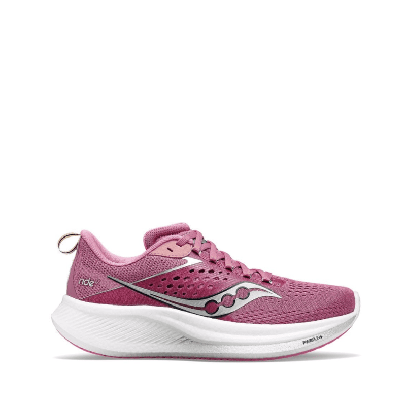 Saucony Footwear Saucony Ride 17 Women's Running Shoes SS24 Orchid / Silver - Up and Running