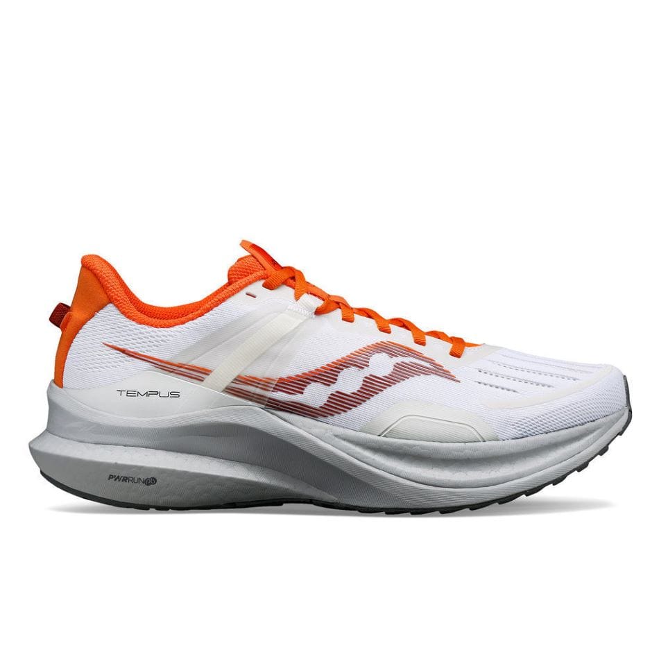 Saucony Shoes Saucony Tempus Men's Running Shoes White/Pepper AW23 - Up and Running