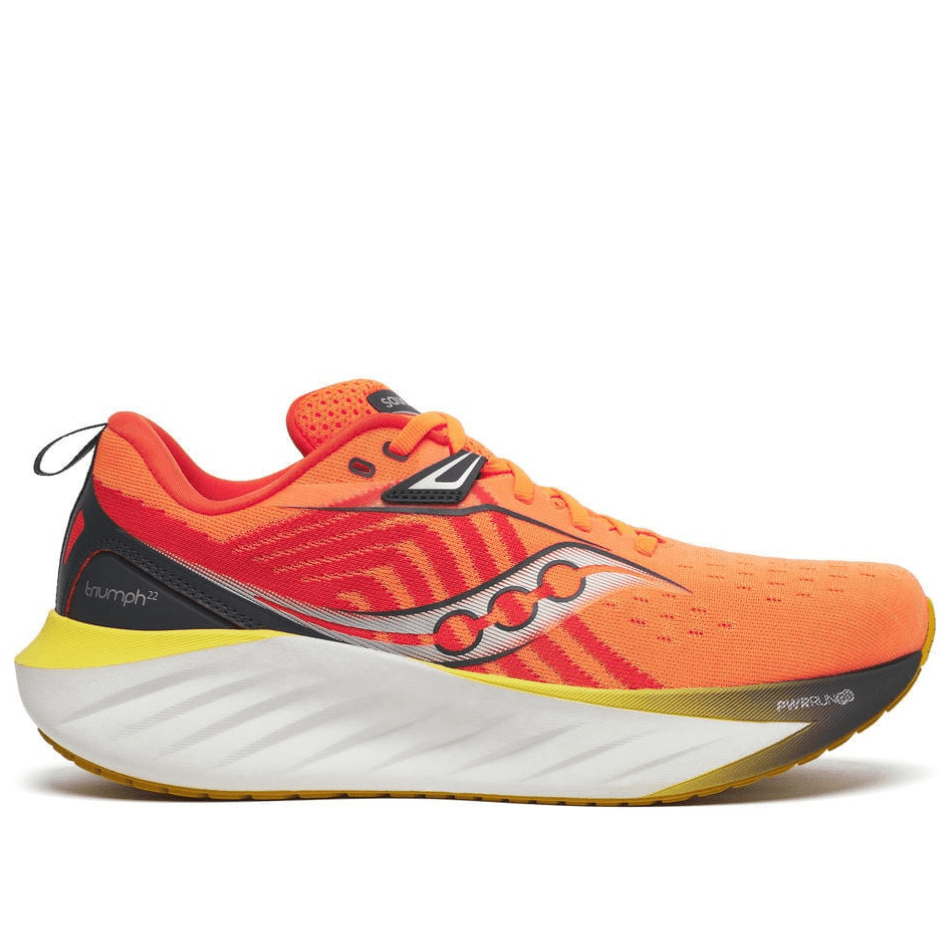 Saucony Shoes Saucony Triumph 22 Men's Running Shoes Spice/Canary AW24 - Up and Running