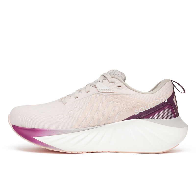 Saucony Shoes Saucony Triumph 22 Women's Running Shoes Moon/Eggplant AW24 - Up and Running