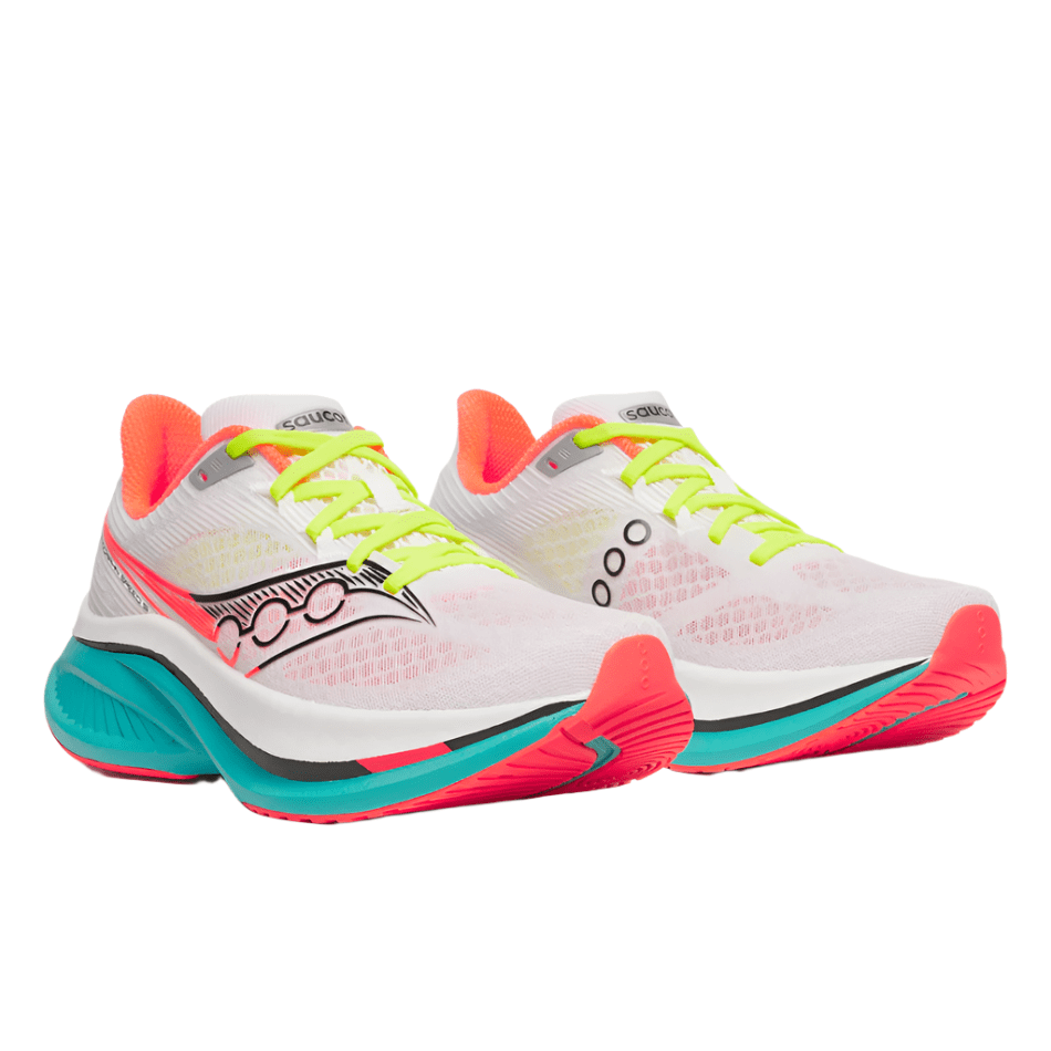 Saucony Shoes Saucony Women's Endorphin Speed 5 Running Shoes in White/Mutant AW25 - Up and Running