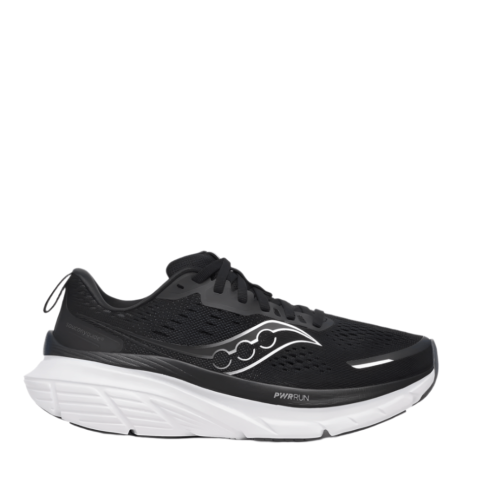 Saucony Shoes Saucony Women's Guide 18 Running Shoes in Black/White AW25 - Up and Running
