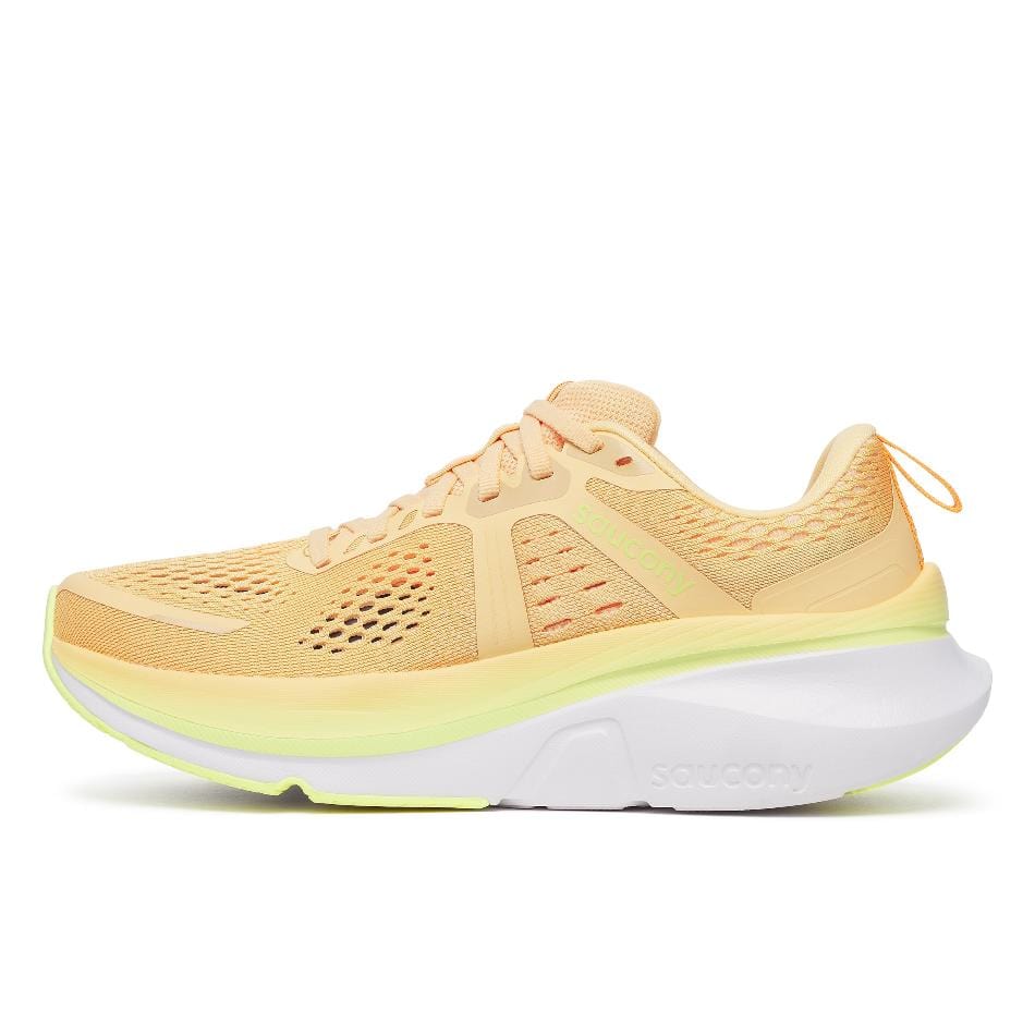 Saucony Shoes Saucony Women's Guide 18 Running Shoes in Peach/Sunny SS25 - Up and Running