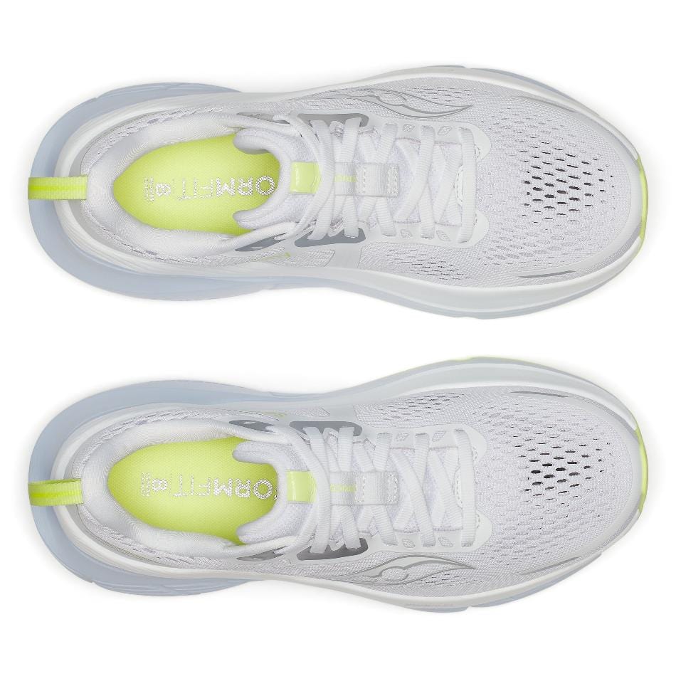 Saucony Shoes Saucony Women's Guide 18 Running Shoes in White/Ice Melt SS25 - Up and Running