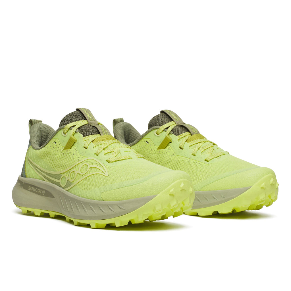 Saucony Shoes Saucony Women's Peregrine 15 Running Shoes in Sunny/Hemlock SS25 - Up and Running