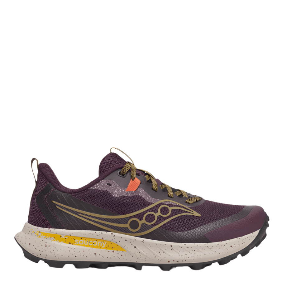 Saucony Shoes Saucony Women's Peregrine 15 Trail Running Shoes in Wine/Kodiak AW25 - Up and Running
