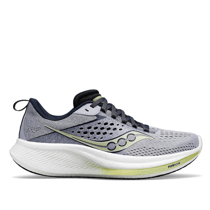 Saucony Shoes Saucony Women's Ride 17 Running Shoes in D Width (Wide Fit) in Iris/Navy - Up and Running