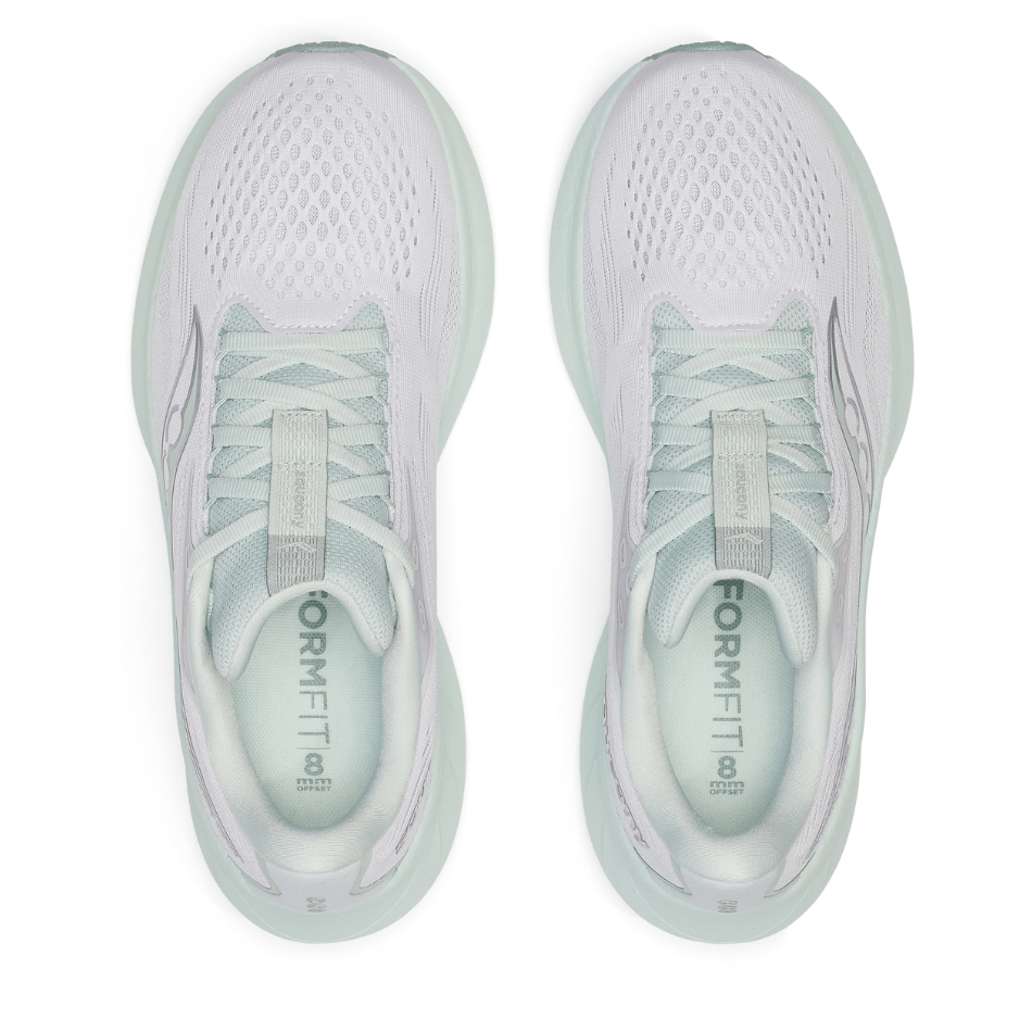 Saucony Shoes Saucony Women's Ride 18 Running Shoes in Fog/Mist AW25 - Up and Running