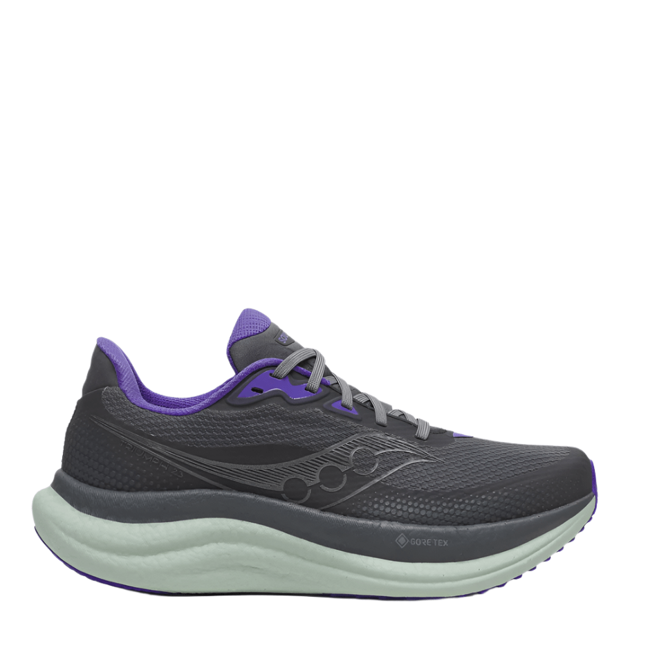 Saucony Shoes Saucony Women's Triumph 23 GTX Running Shoes in Shadow/Aloe AW25 - Up and Running