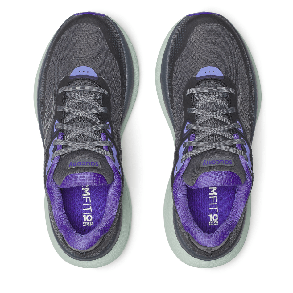 Saucony Shoes Saucony Women's Triumph 23 GTX Running Shoes in Shadow/Aloe AW25 - Up and Running