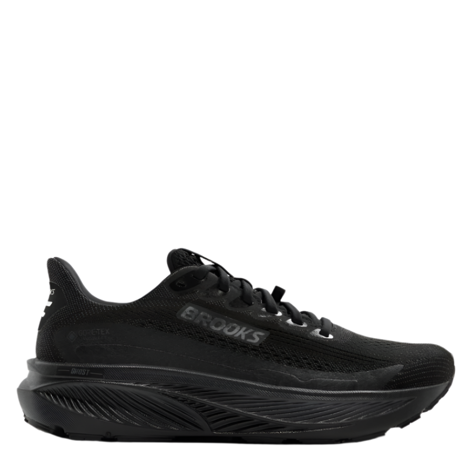 Brooks Men's Ghost 17 GTX Running Shoes in Black/Black/Ebony AW25