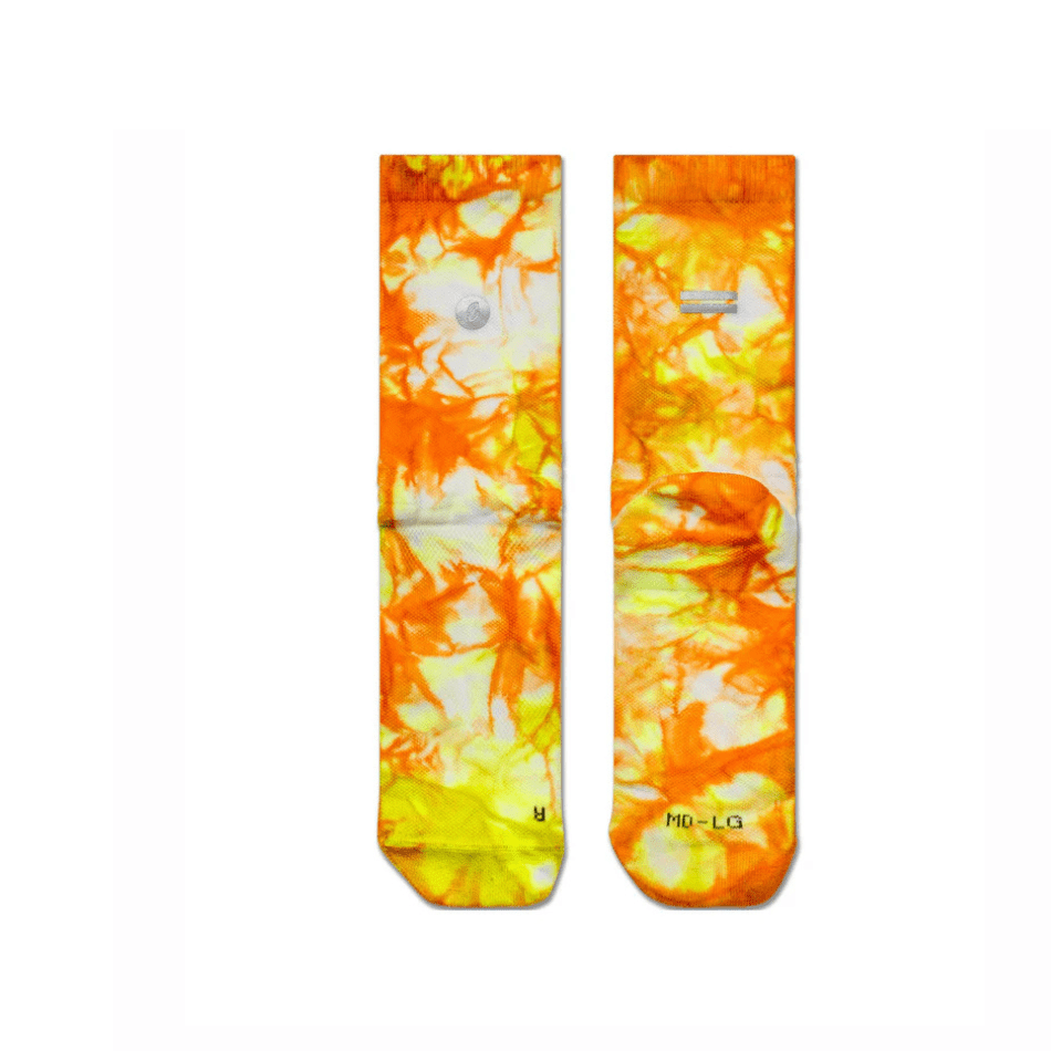 Shyu Accessories Shyu Unisex Half Crew Cut Racing Socks in Orange/Zest/White SS25 - Up and Running