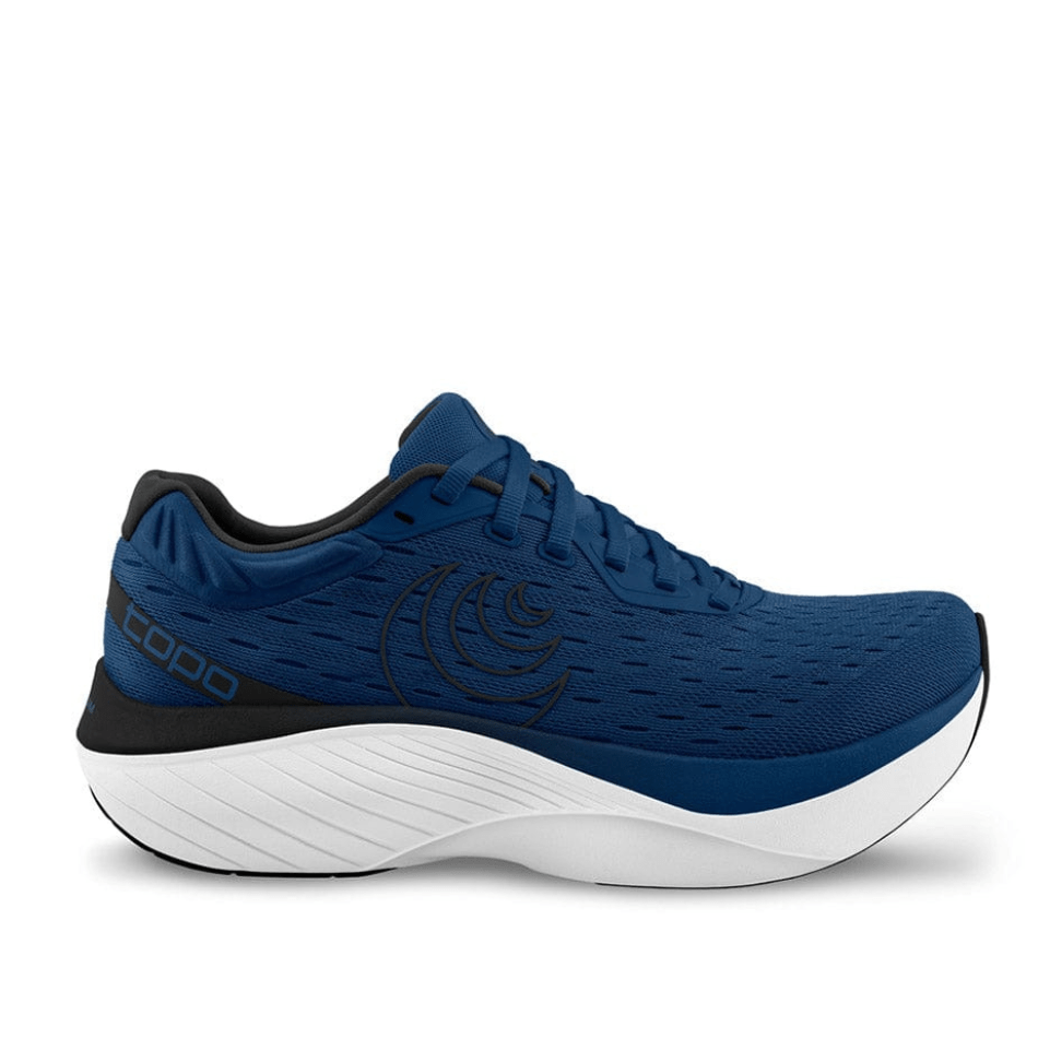 Topos Shoes Topo Atmos Men's Running Shoes Navy/White AW24 - Up and Running