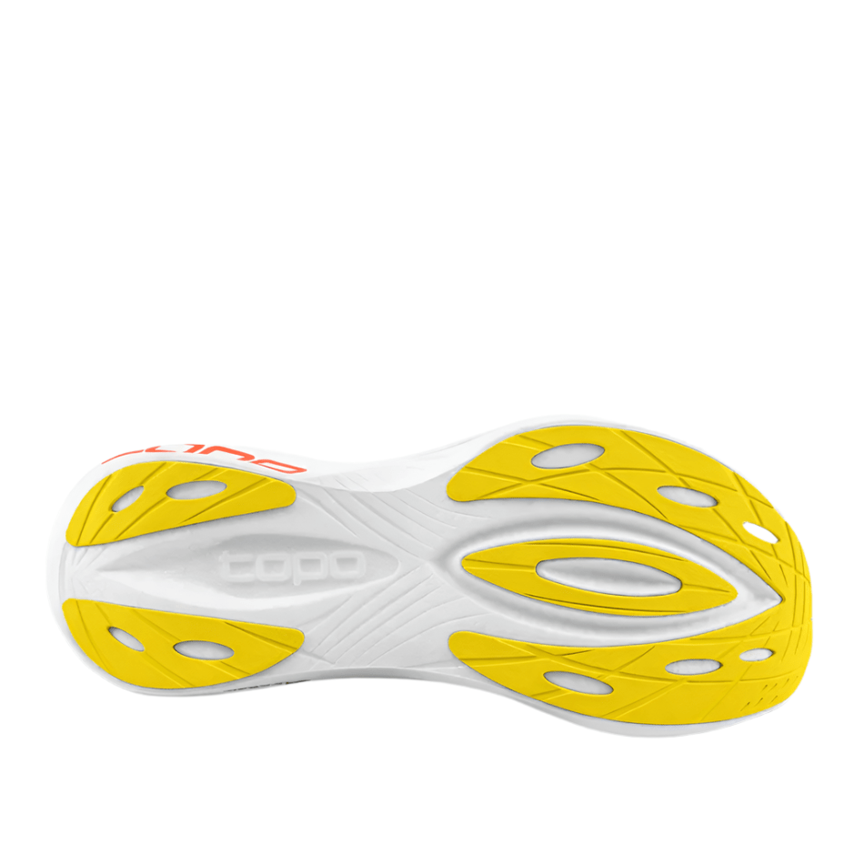 Topo Shoes Topo Men's Specter 2 Running Shoes in White/Sunset SS25 - Up and Running