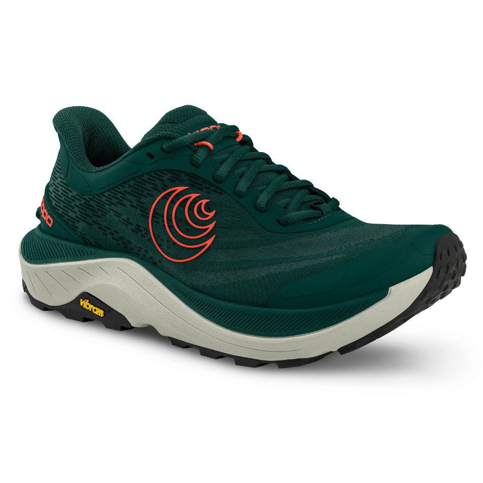 Topo Shoes Topo Men's Ultraventure 4 Running Shoes in Dark Teal/Orange SS25 - Up and Running