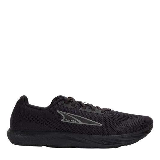 Up & Running Altra Men's Escalante 4 running shoes in black with an engineered knit upper and zero drop design.