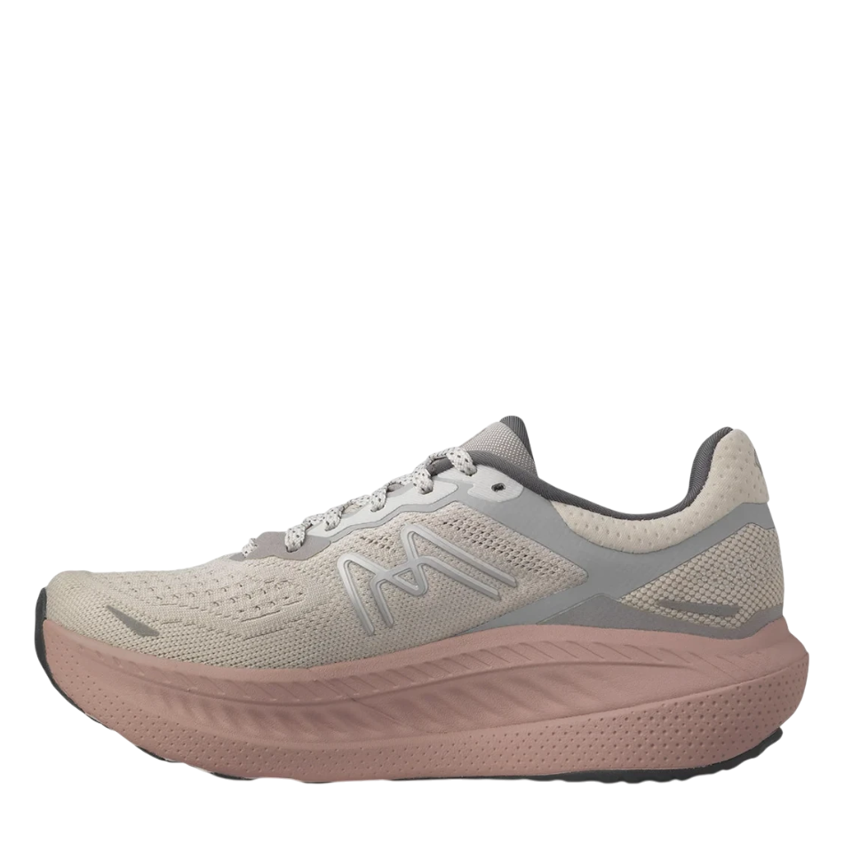 Up & Running Karhu Mestari Run 2.0 women's running shoes in Antarctica and Adobe Rose with breathable IdealKnit mesh.