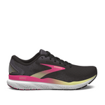 Brooks Women's Ghost 16 Running Shoes in Black/Pink/Yellow AW24