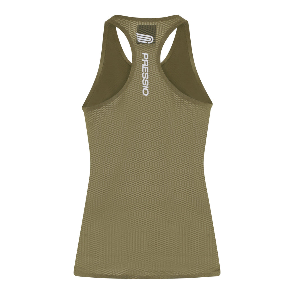 Pressio Clothing Women's Pressio Elite Singlet Vest - Camo SS24 - Up and Running