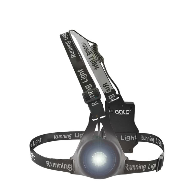 Gato Accessories Gato High-Viz Chest Light USB Black - Up and Running