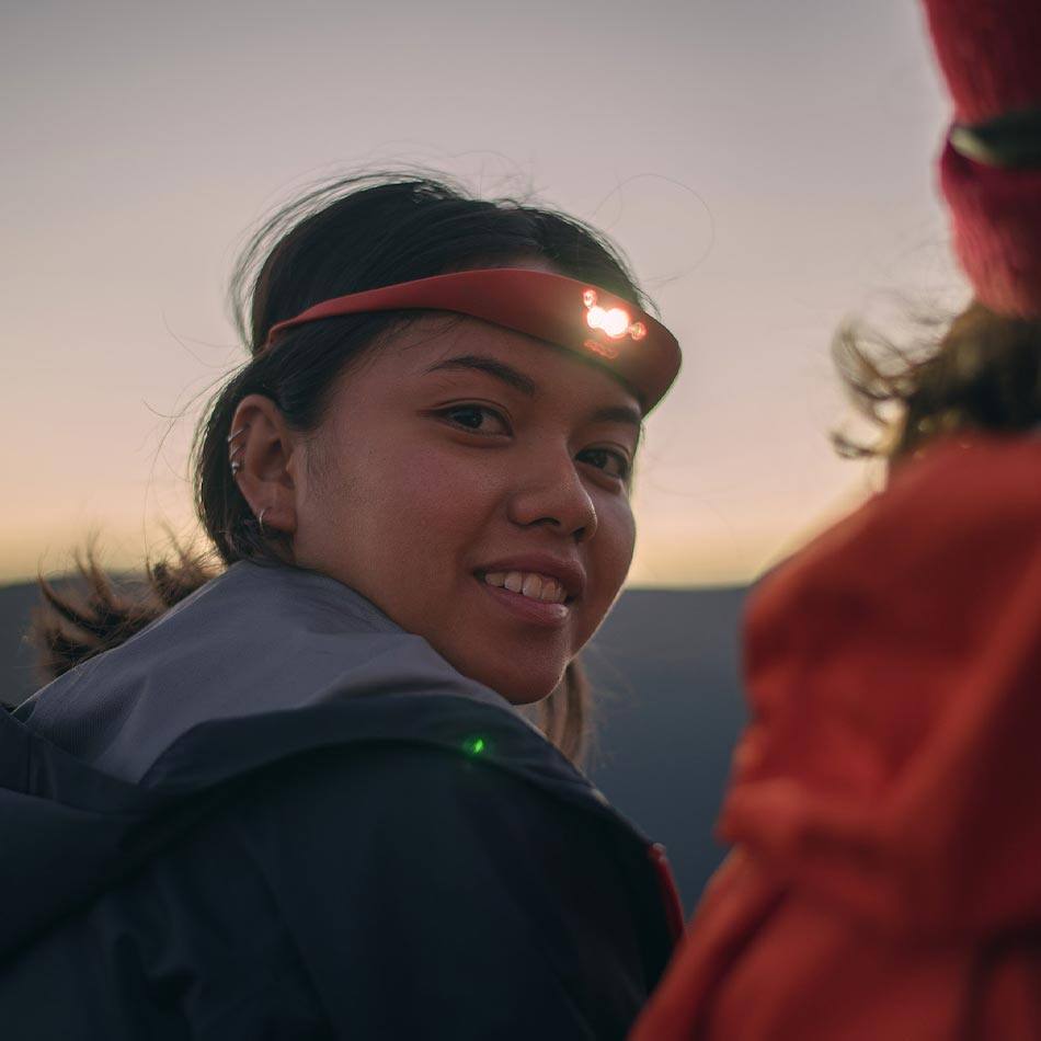 Knog Electronics Knog Bandicoot Headlamp Red - Up and Running