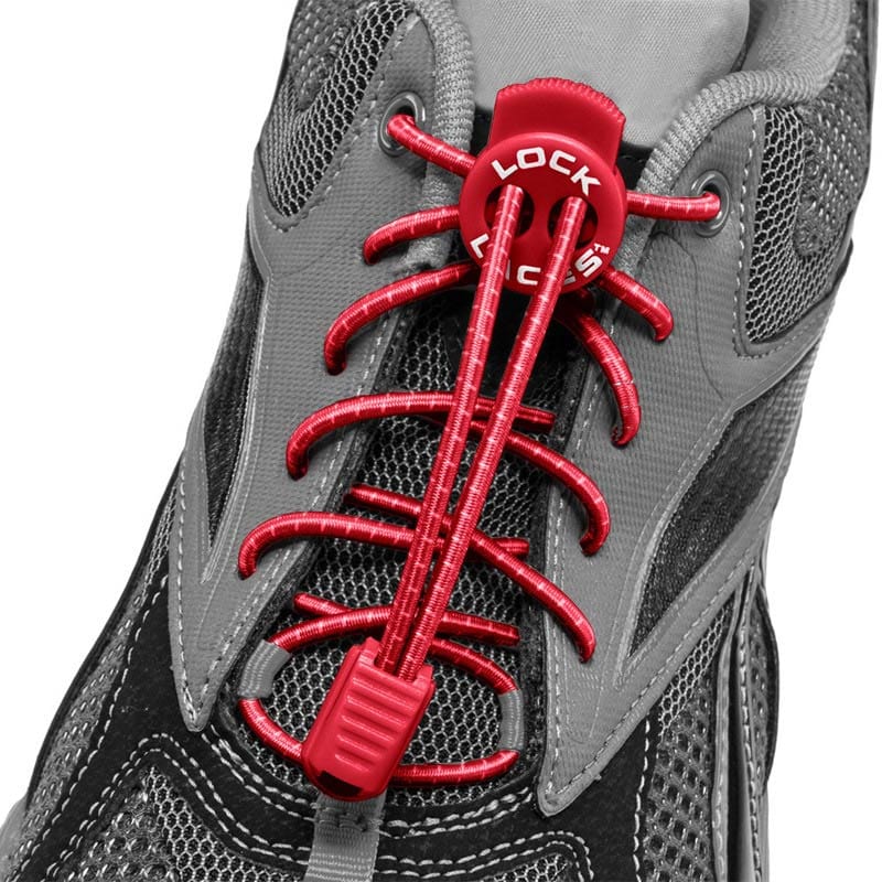 Lock Laces Accessories Lock Laces Red - Up and Running